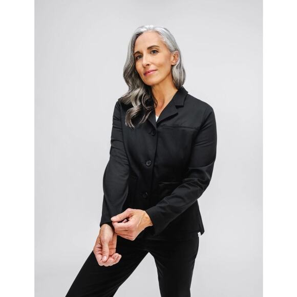 NWT! Ministry of Supply Women's Kinetic Blazer Black XL
